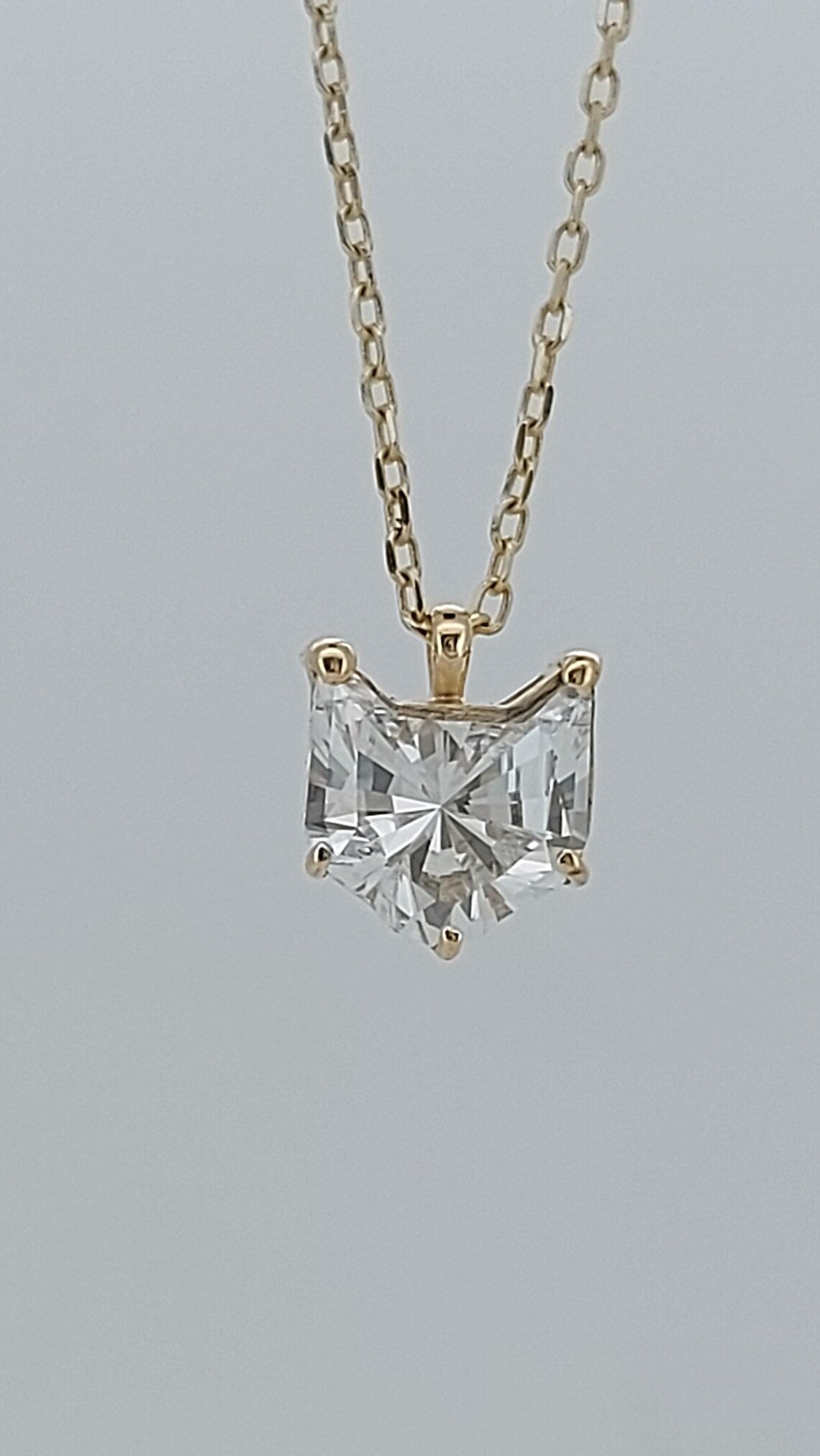 1 Carat The Perfect Love Diamond Cat Necklace Forever For Love