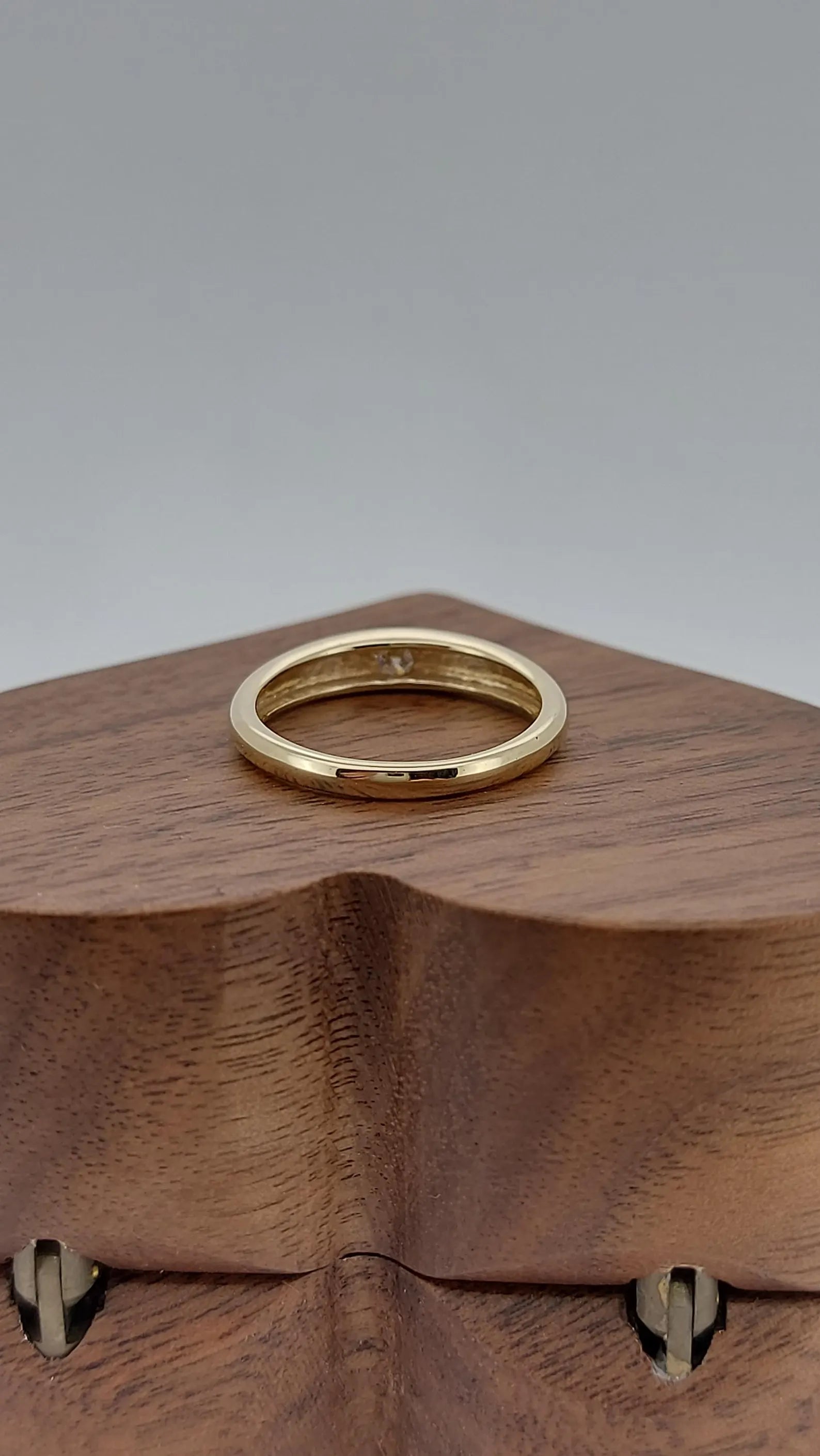 14k Gold Iconic Dome Ring, Solid Gold Cigar Band, 6mm Wide Ring Forever For Love