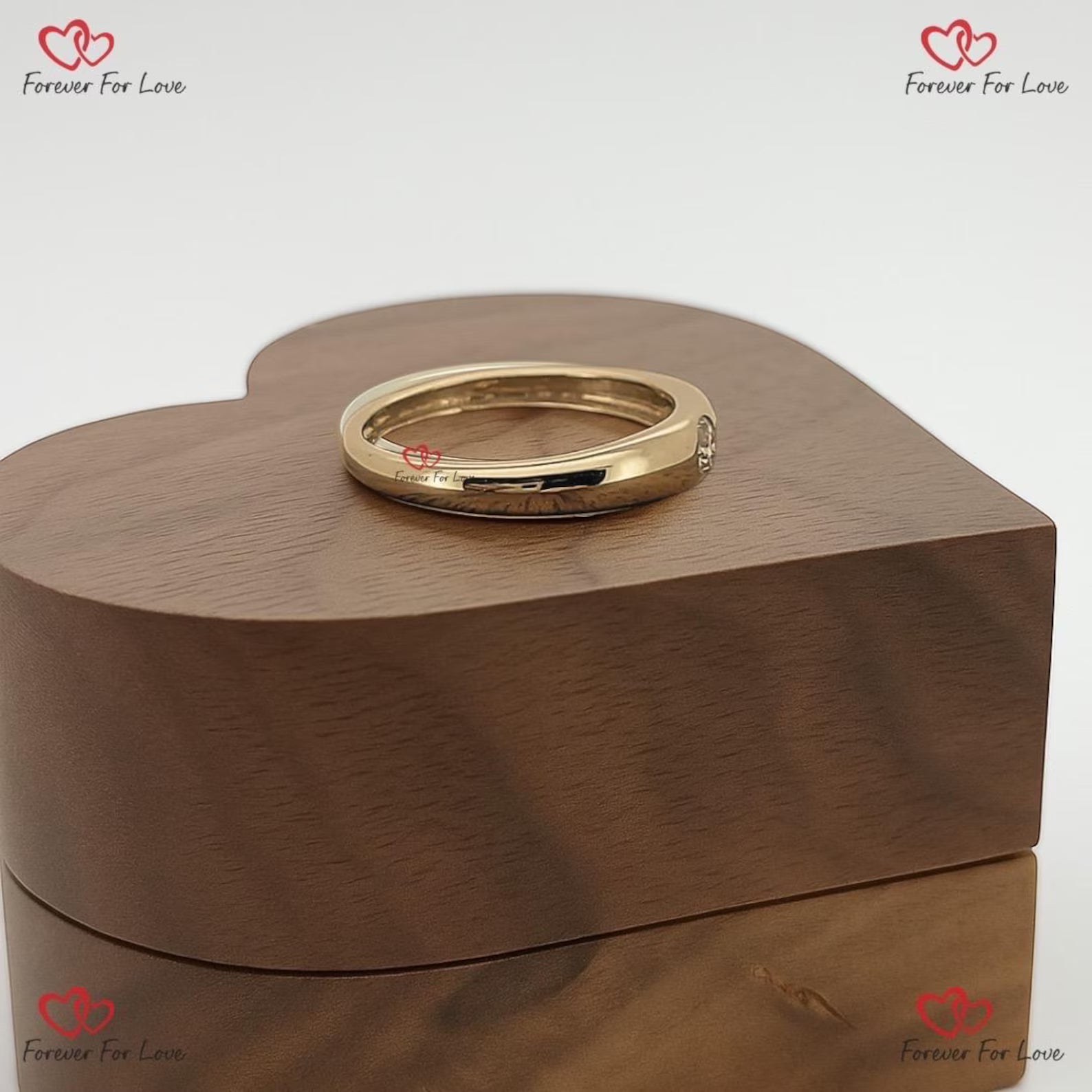 14k Gold Iconic Dome Ring, Solid Gold Cigar Band, 6mm Wide Ring Forever For Love