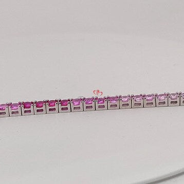 Pink Diamond Tennis Bracelets