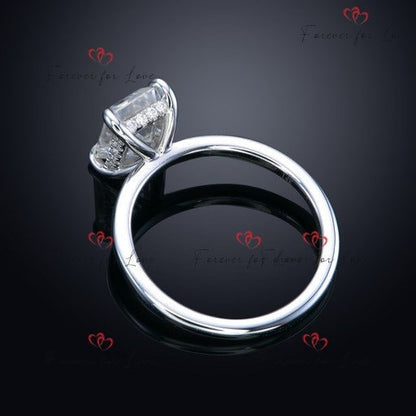 1.0 -  Emerald Cut Lab Grown Diamond Ring IGI Certified Solitaire Engagement Ring