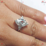 Marquise Diamond Vintage Ring in Solid Gold Forever For Love