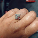 Marquise Diamond Vintage Ring | Lab Grown Diamond | IGI Certified | Yellow Gold Custom Made Engagement Ring Forever For Love