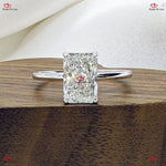 Hidden Halo Radiant Diamond Engagement Anniversary Ring Forever For Love