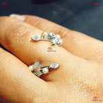 Vintage Marquise Cut and Pearl Enhancer Wedding Band Forever For Love