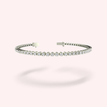 14K 2ct Lab Diamond Tennis Bracelet