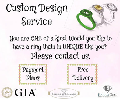 Vintage Oval Moissanite engagement ring unique Cluster Yellow gold engagement ring women Round diamond wedding Bridal art deco Anniversary. Forever For Love